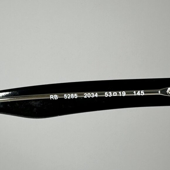 Ray-Ban‎ Black Retro Eyeglasses Frames Only With Black Hard Case - Picture 4 of 16